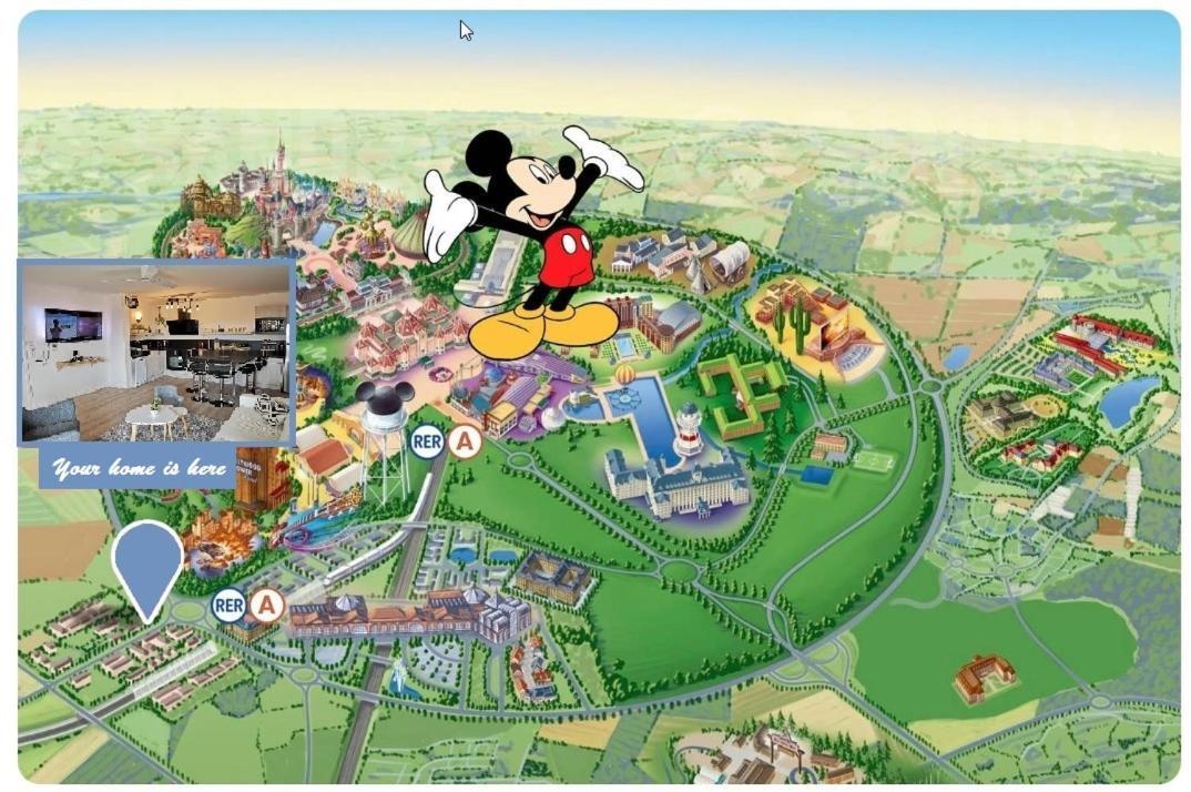 Myhomezen Montevrain Disneyland Val D'Europe - 3D Playstation 4 Εξωτερικό φωτογραφία